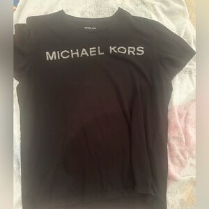 Michael Kors Black Sleepwear Top